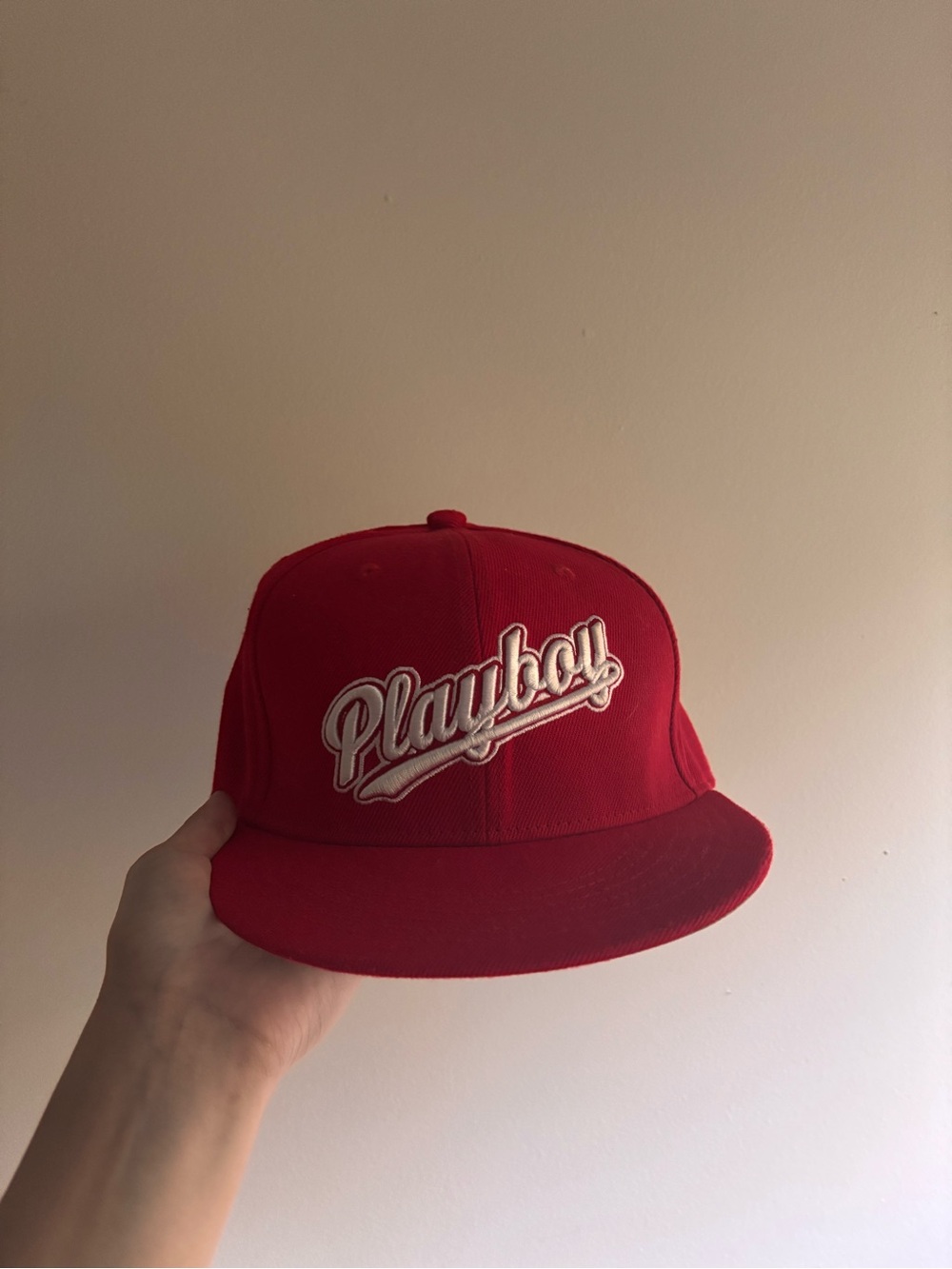 PLAYBOY Red and White Hat